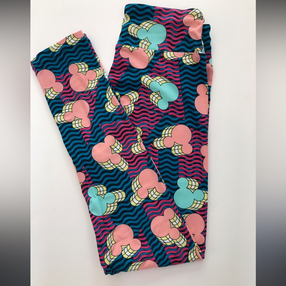Colorful Women’s Disney Pattern TC LulaRoe Leggings